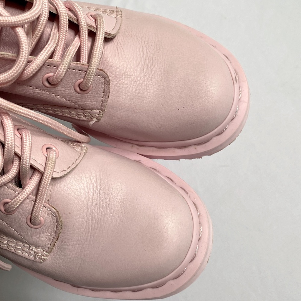 Dr. Martens Shoes 1460 Pascal Women's Pink Chalk Boots Moto size 5 - Picture 4 of 16